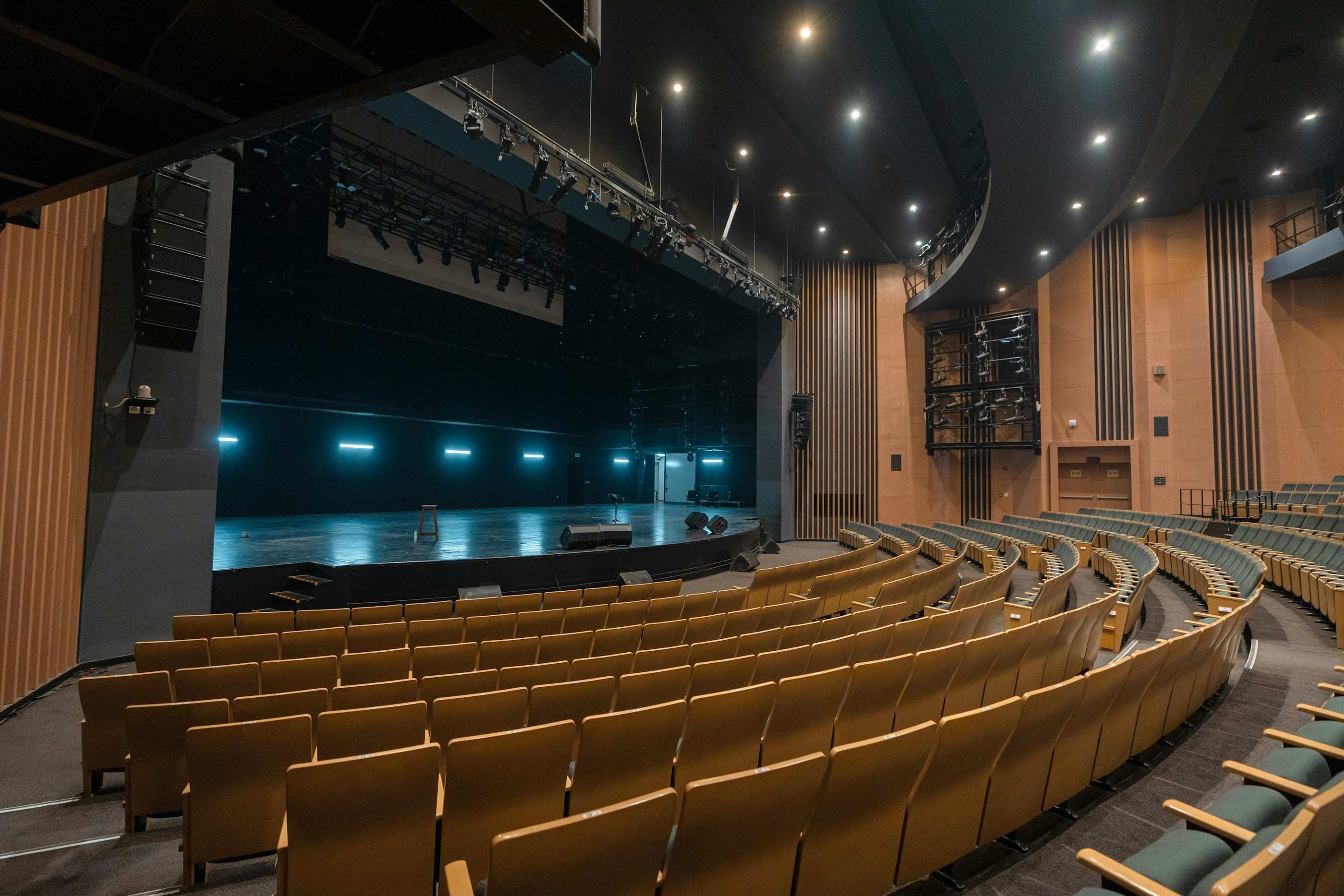 An auditorium and stage