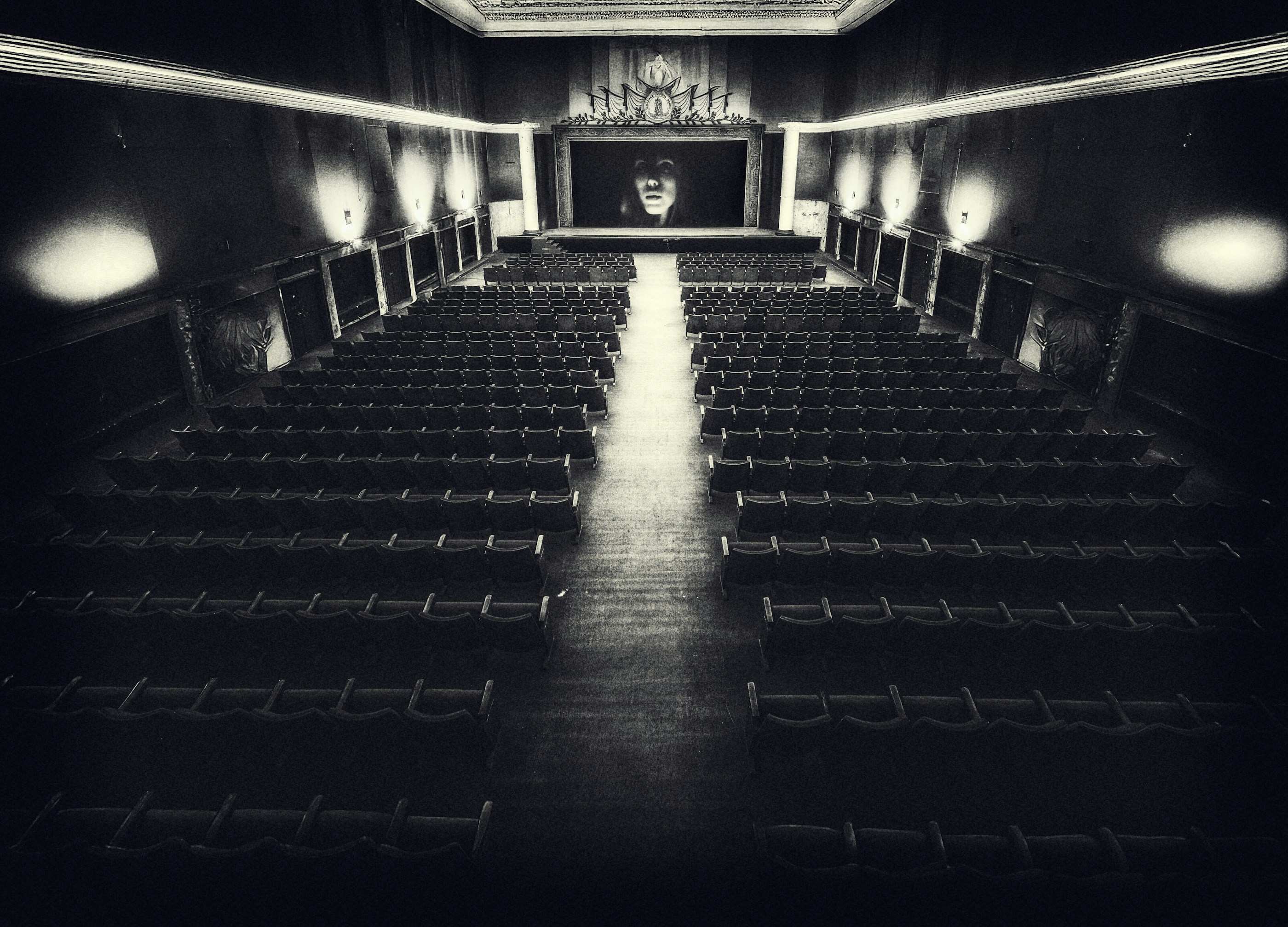 An empty cinema hall